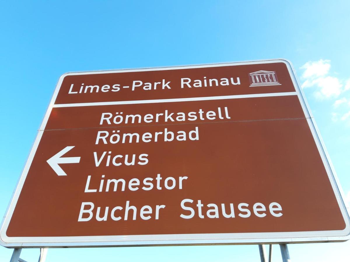 Limes Apartment -Uebernachten Am Limes- Rainau Экстерьер фото